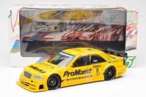 Mercedes C-Class W202 #5 Team Zakspeed Grau DTM 1995 UT Models 1:18 180953305 Diecast - image 6 of 6