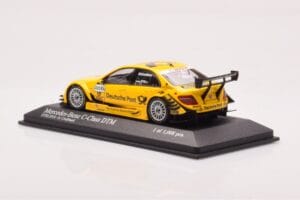 Mercedes C-Class W204 DTM Deutsche Post AMG Mercedes #17 D. Coulthard DTM 2010 Minichamps 1:43 400103817 Diecast - image 3 of 4