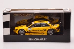 Mercedes C-Class W204 DTM Deutsche Post AMG Mercedes #17 D. Coulthard DTM 2010 Minichamps 1:43 400103817 Diecast - image 4 of 4