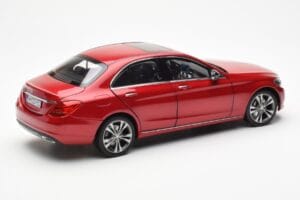 Mercedes C-Class W205 Red Metallic Asia Exclusive Norev 1:18 183835 Diecast - image 3 of 8