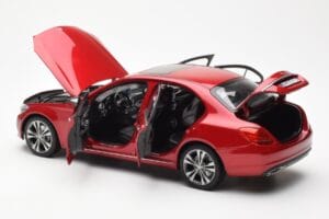 Mercedes C-Class W205 Red Metallic Asia Exclusive Norev 1:18 183835 Diecast - image 5 of 8