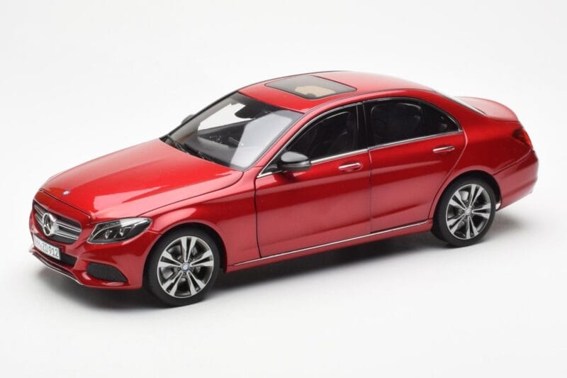 Mercedes C-Class W205 Red Metallic Asia Exclusive Norev 1:18 183835 Diecast