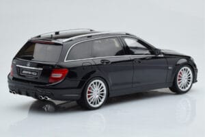 Mercedes C63 AMG S204 T-Model Black GT Spirit 1:18 GT760 Resin - image 2 of 6