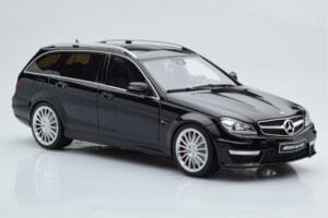Mercedes C63 AMG S204 T-Model Black GT Spirit 1:18 GT760 Resin - image 4 of 6