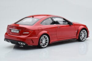 Mercedes C63 AMG W204 Black Series Red GT Spirit 1:18 GT065 Resin - image 2 of 6