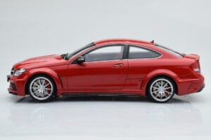 Mercedes C63 AMG W204 Black Series Red GT Spirit 1:18 GT065 Resin - image 3 of 6