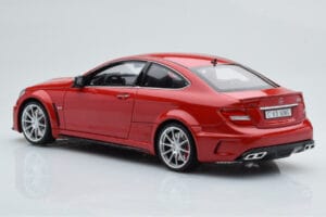 Mercedes C63 AMG W204 Black Series Red GT Spirit 1:18 GT065 Resin - image 5 of 6