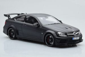 Mercedes C63 AMG W204 Black Series Matte Black GT Spirit 1:18 GT843 Resin - image 4 of 6