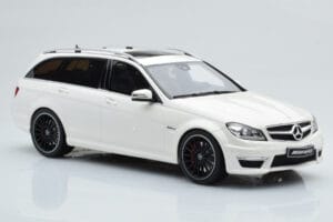 Mercedes C63 AMG S204 T-Model White GT Spirit 1:18 GT147 Resin - image 4 of 8