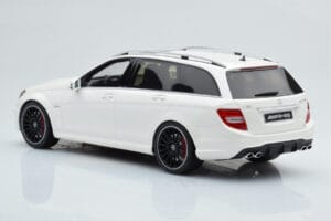 Mercedes C63 AMG S204 T-Model White GT Spirit 1:18 GT147 Resin - image 5 of 8