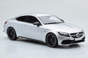 Mercedes C63S AMG C205 Coupe Silver GT Spirit 1:18 GT116 Resin - image 4 of 6