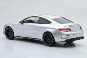 Mercedes C63S AMG C205 Coupe Silver GT Spirit 1:18 GT116 Resin - image 5 of 6