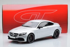Mercedes C63S AMG C205 Coupe Silver GT Spirit 1:18 GT116 Resin - image 6 of 6
