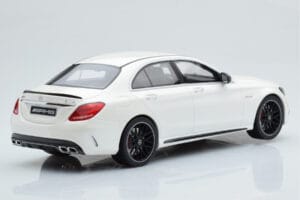 Mercedes C63S AMG W205 White GT Spirit 1:18 B66960370 Resin - image 2 of 6