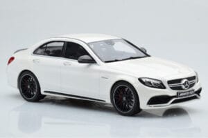 Mercedes C63S AMG W205 White GT Spirit 1:18 B66960370 Resin - image 4 of 6