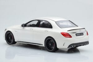 Mercedes C63S AMG W205 White GT Spirit 1:18 B66960370 Resin - image 5 of 6