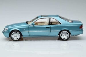 Mercedes CL600 C140 Blue Metallic Norev 1:18 183448 Diecast - image 4 of 7