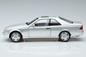 Mercedes CL600 C140 Silver Metallic Norev 1:18 183446 Diecast - image 4 of 7