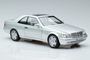 Mercedes CL600 C140 Silver Metallic Norev 1:18 183446 Diecast - image 5 of 7