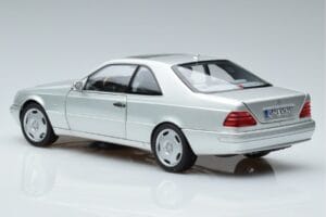 Mercedes CL600 C140 Silver Metallic Norev 1:18 183446 Diecast - image 6 of 7