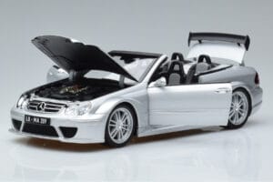 Mercedes CLK DTM AMG W209 Cabriolet Silver Kyosho 1:18 B66962272 Diecast - image 2 of 8