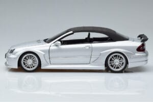 Mercedes CLK DTM AMG W209 Cabriolet Silver Kyosho 1:18 B66962272 Diecast - image 4 of 8