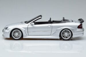 Mercedes CLK DTM AMG W209 Cabriolet Silver Kyosho 1:18 B66962272 Diecast - image 5 of 8