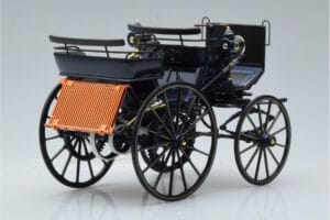 Mercedes Daimler Motorkutsche Dark Blue Norev 1:18 183700 Diecast - image 2 of 6