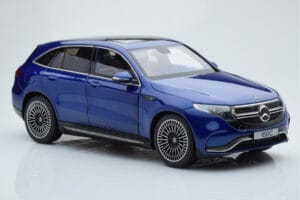 Mercedes EQC 400 Brilliant Blue NZG 1:18 B66963757 Diecast - image 6 of 8