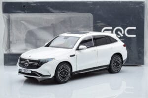 Mercedes EQC 400 Diamond White NZG 1:18 B66963756 Diecast - image 8 of 8