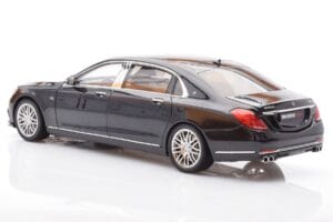 Mercedes Maybach S-Class W222 Brabus 900 Obsidian Black Almost Real 1:18 860102 Diecast - image 7 of 8
