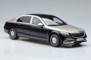 Mercedes Maybach S600 W222 Black Silver GT Spirit 1:18 GT237 Resin - image 4 of 6