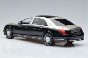 Mercedes Maybach S600 W222 Black Silver GT Spirit 1:18 GT237 Resin - image 5 of 6