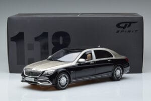 Mercedes Maybach S600 W222 Black Silver GT Spirit 1:18 GT237 Resin - image 6 of 6