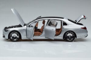 Mercedes Maybach S600 W222 V12 Biturbo Hightech Silver Almost Real 1:18 820118 Diecast - image 4 of 12