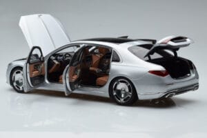 Mercedes Maybach S600 W222 V12 Biturbo Hightech Silver Almost Real 1:18 820118 Diecast - image 8 of 12