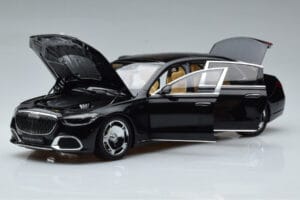 Mercedes Maybach S600 W222 V12 Biturbo Obsidian Black Almost Real 1:18 820115 Diecast - image 2 of 11