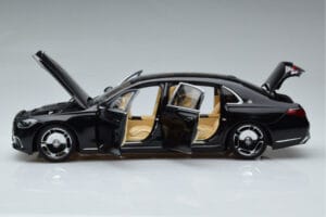 Mercedes Maybach S600 W222 V12 Biturbo Obsidian Black Almost Real 1:18 820115 Diecast - image 4 of 11