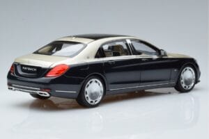 Mercedes Maybach S650 X222 Silver Blue Norev 1:18 B66960615 Diecast - image 3 of 7