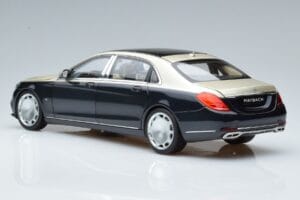 Mercedes Maybach S650 X222 Silver Blue Norev 1:18 B66960615 Diecast - image 6 of 7