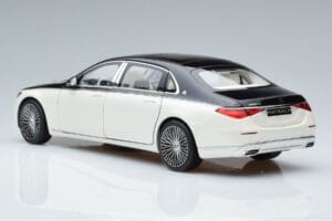Mercedes Maybach S680 X223 White Norev 1:18 B66961424 Diecast - image 6 of 7