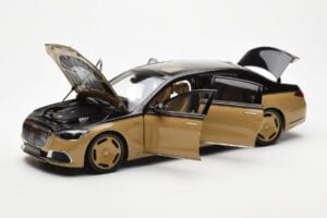 Mercedes Maybach S680 W223 Obsidian Black Sand Almost Real 1:18 820124 Diecast - image 2 of 7