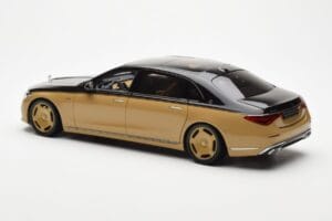 Mercedes Maybach S680 W223 Obsidian Black Sand Almost Real 1:18 820124 Diecast - image 6 of 7