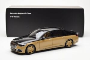 Mercedes Maybach S680 W223 Obsidian Black Sand Almost Real 1:18 820124 Diecast - image 7 of 7
