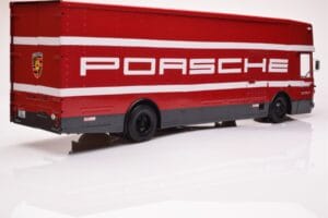 Mercedes O317 Porsche Transporter Red CMR 1:18 CMR149 Diecast - image 2 of 12