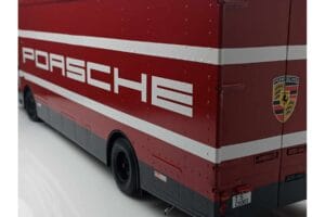 Mercedes O317 Porsche Transporter Red CMR 1:18 CMR149 Diecast - image 12 of 12