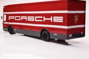 Mercedes O317 Porsche Transporter Red CMR 1:18 CMR149 Diecast - image 3 of 12