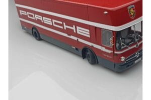 Mercedes O317 Porsche Transporter Red CMR 1:18 CMR149 Diecast - image 9 of 12