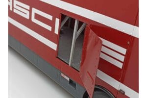 Mercedes O317 Porsche Transporter Red CMR 1:18 CMR149 Diecast - image 10 of 12