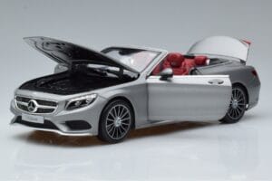 Mercedes S-Class A217 Cabriolet Gray Norev 1:18 B66960355 Diecast - image 2 of 8